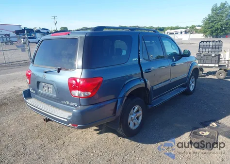 2006 Toyota Sequoia Sr5 V8 z USA, uszkodzony, nr VIN 5TDBT44A26S270444